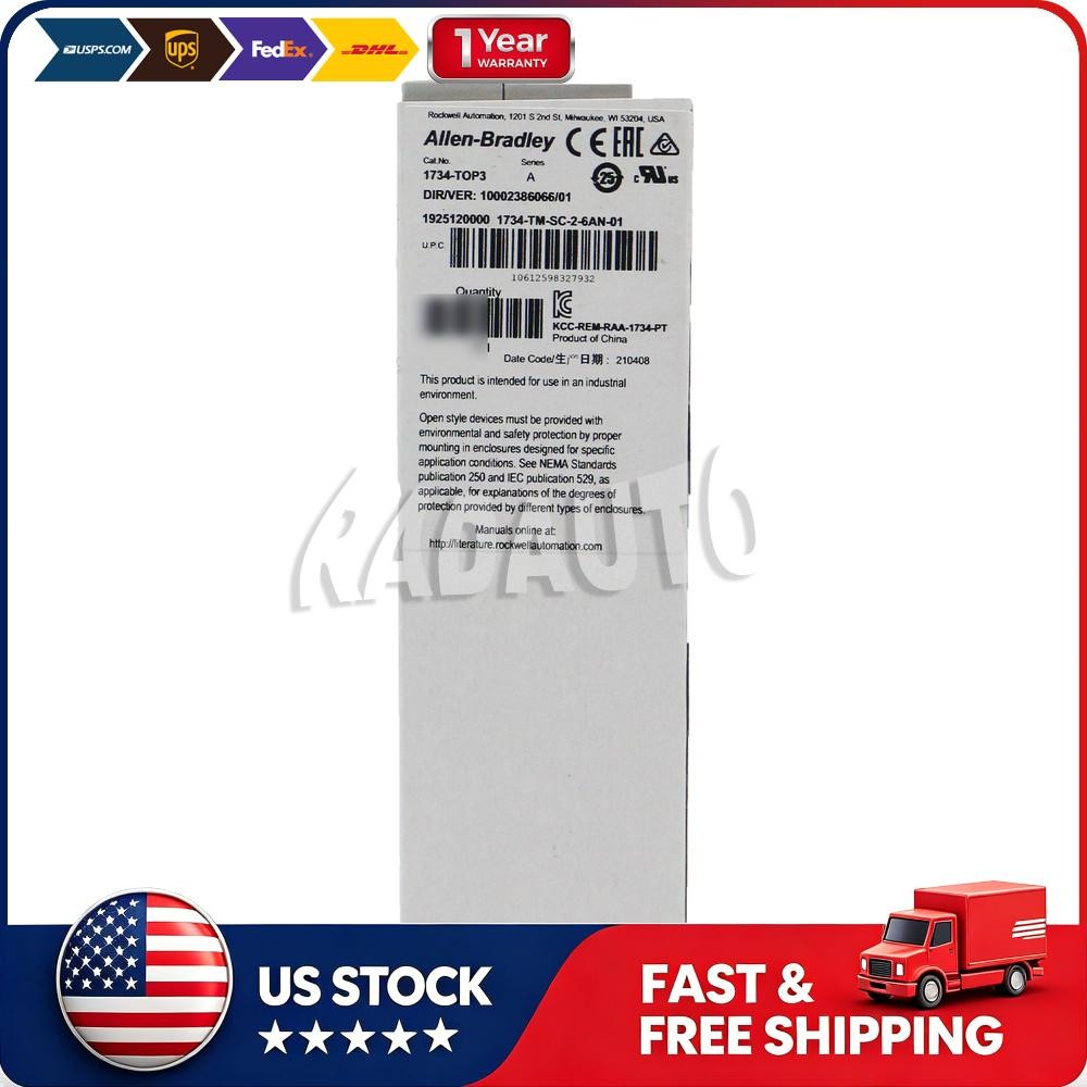 NEW Allen Bradley 1734-TOP3 POINT I/O Terminal Base 1734TOP3 US Free Tax