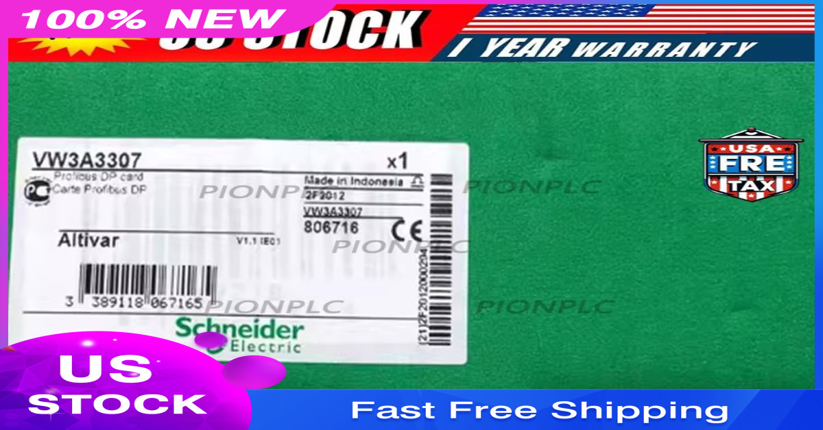 NEW Schneider VW3A3307 PROFIBUS DP Option Card ATV71