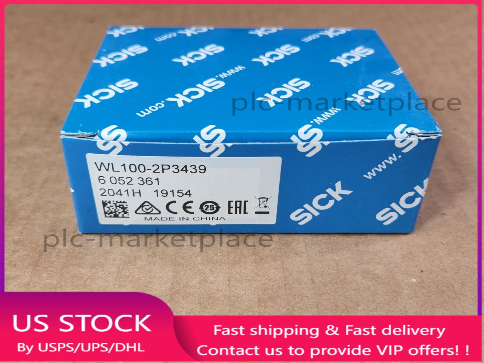 SICK WL100-2P3439 Photoelectric Sensor New One WL1002P3439 Free Shipping