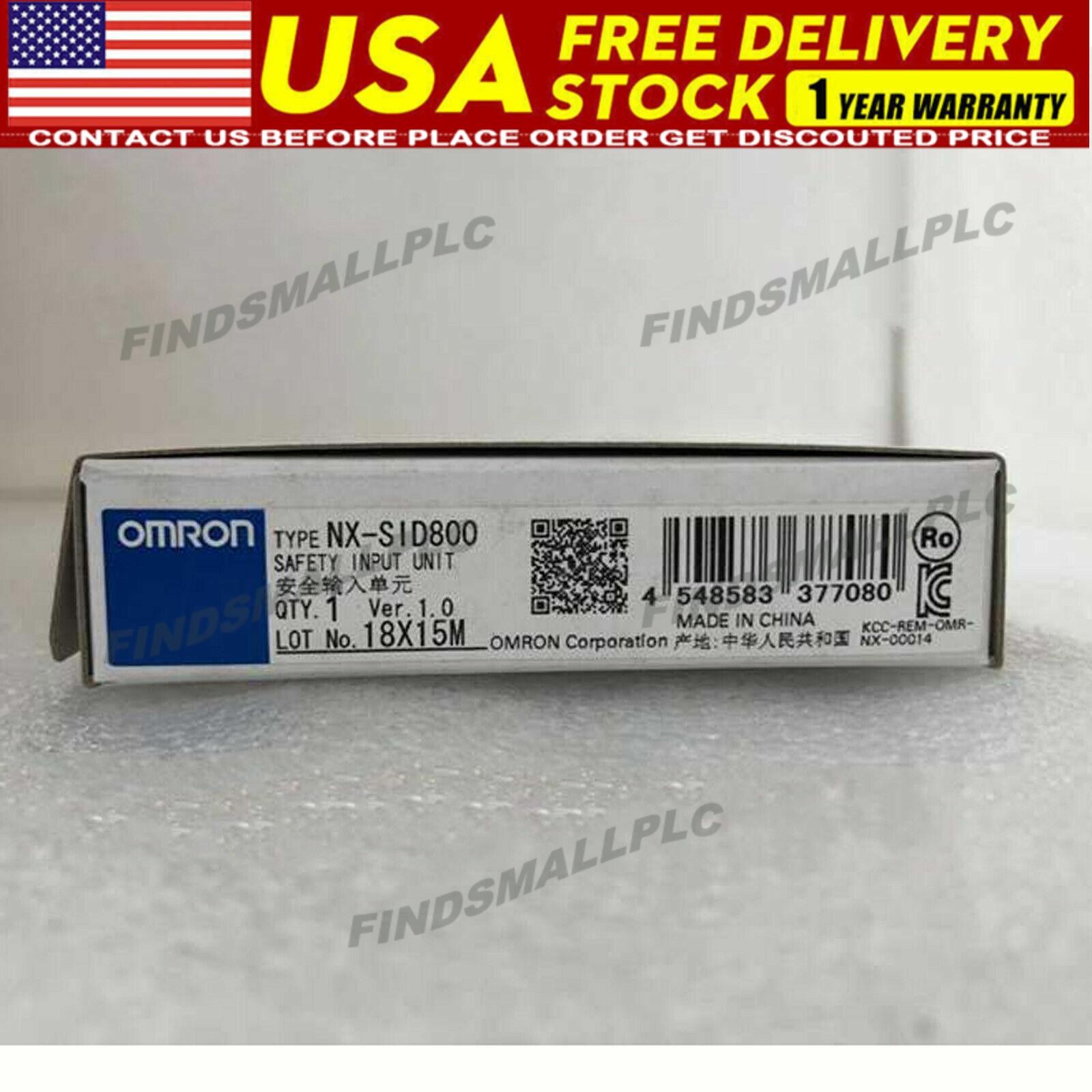 Omron NX-SID800 Safety Input Unit New One Fast Shipping NXSID800