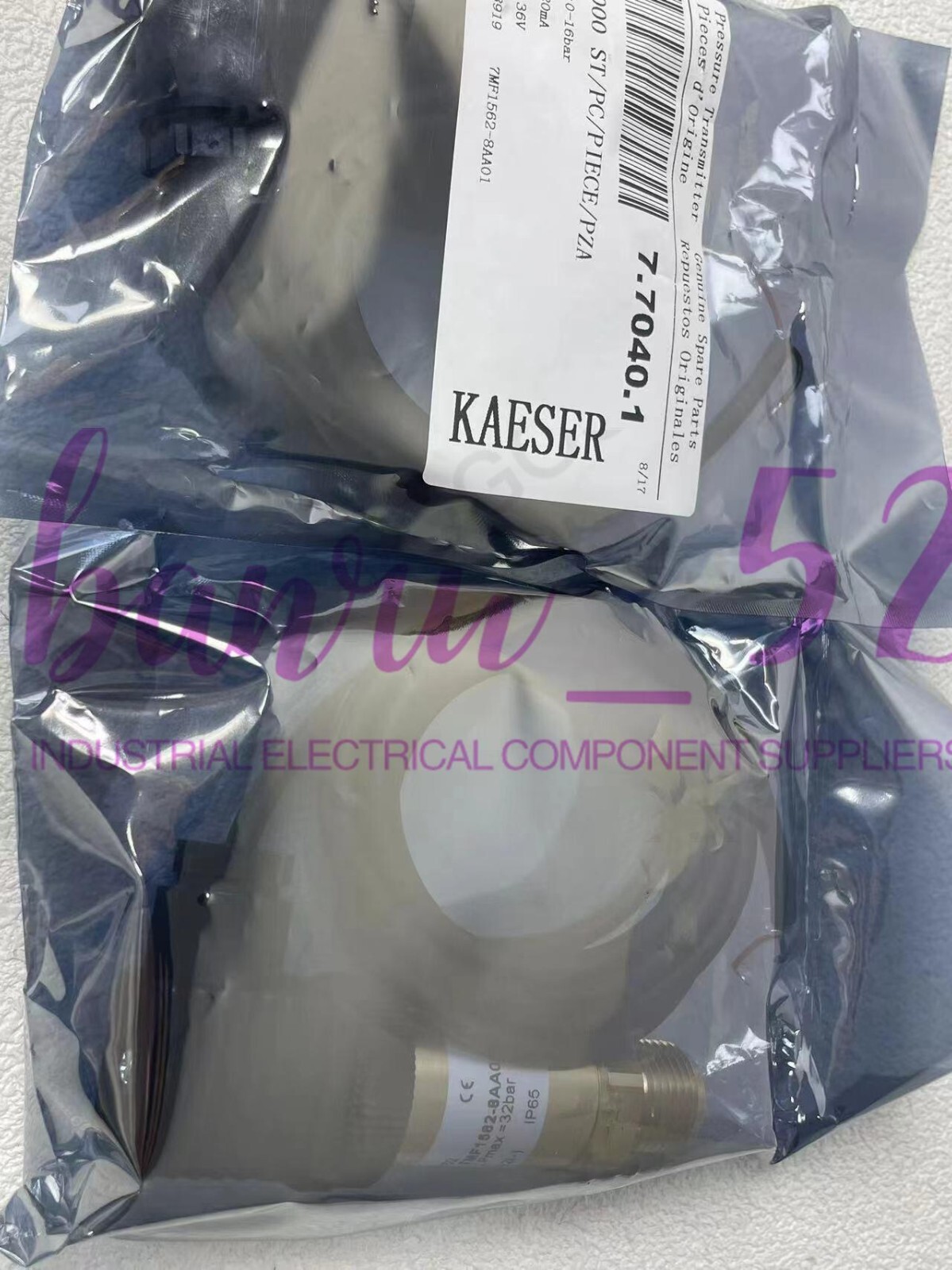 1pcs New 7.7040.1 Pressure Sensor Transducer Kaeser Screw Air Compressor Part