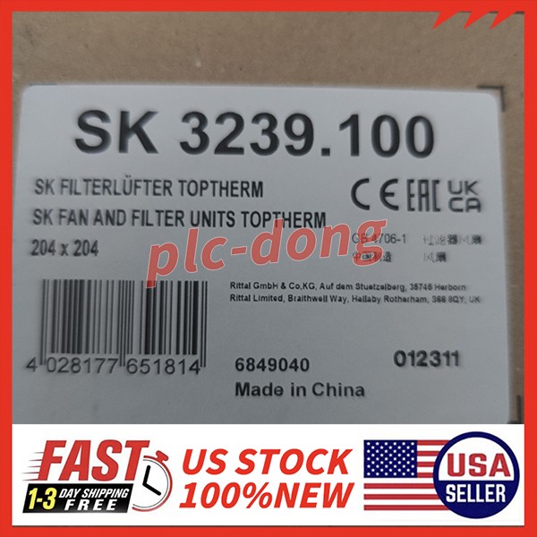 RITTAL 3239100 SK Filter fan 100m³/h 230V 50/60Hz SK 3239.100