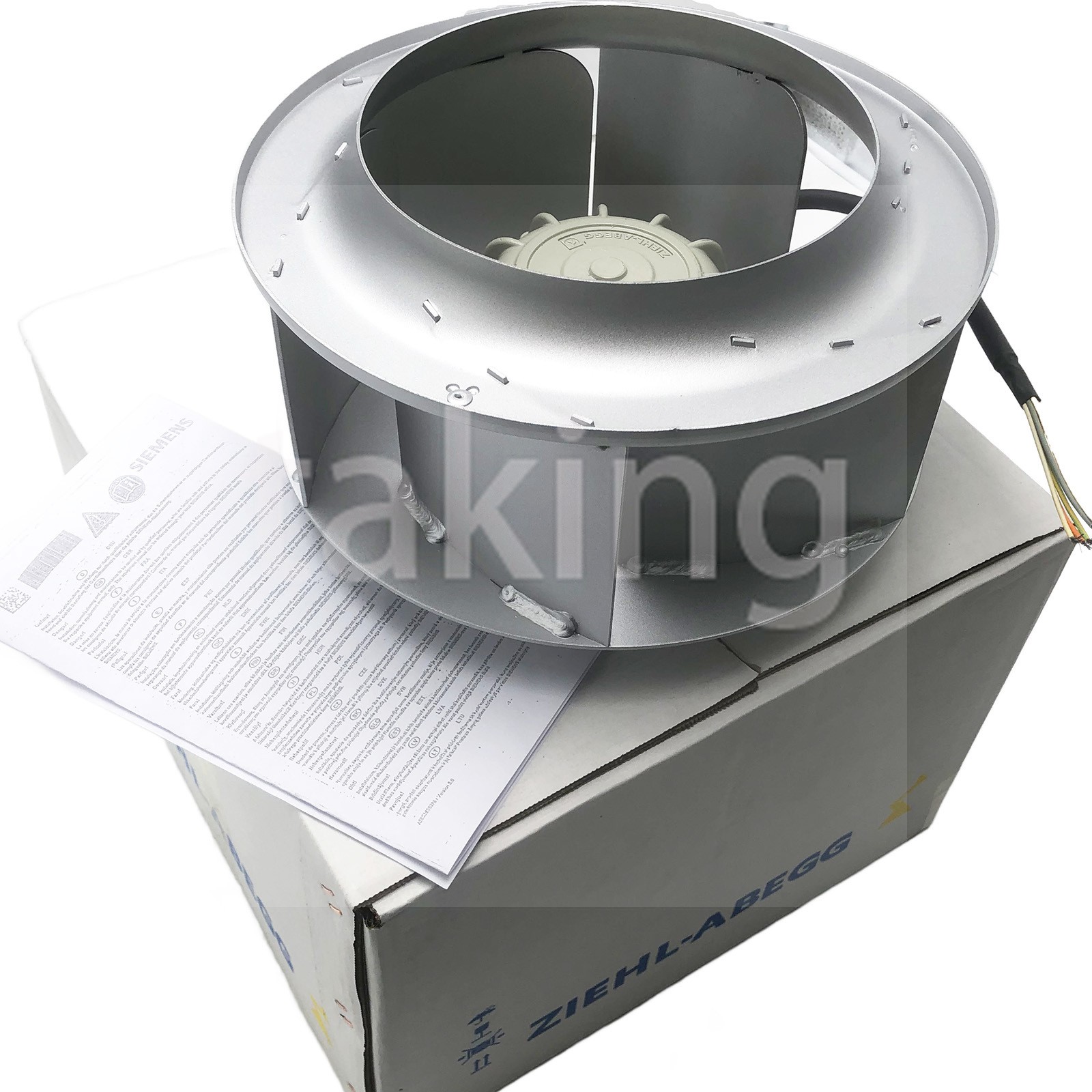 1Pc ZIEHL-ABEGG RH28M-2DK.3F.1R Centrifugal Fan for Siemens Inverter Cooling New