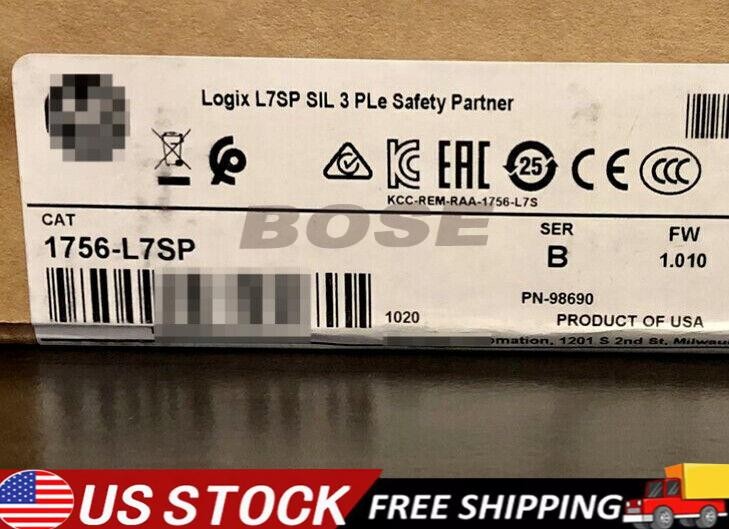 1 PCS New Sealed 1756-L7SP /B ControlLogix GuardLogix Safety Partner Controller
