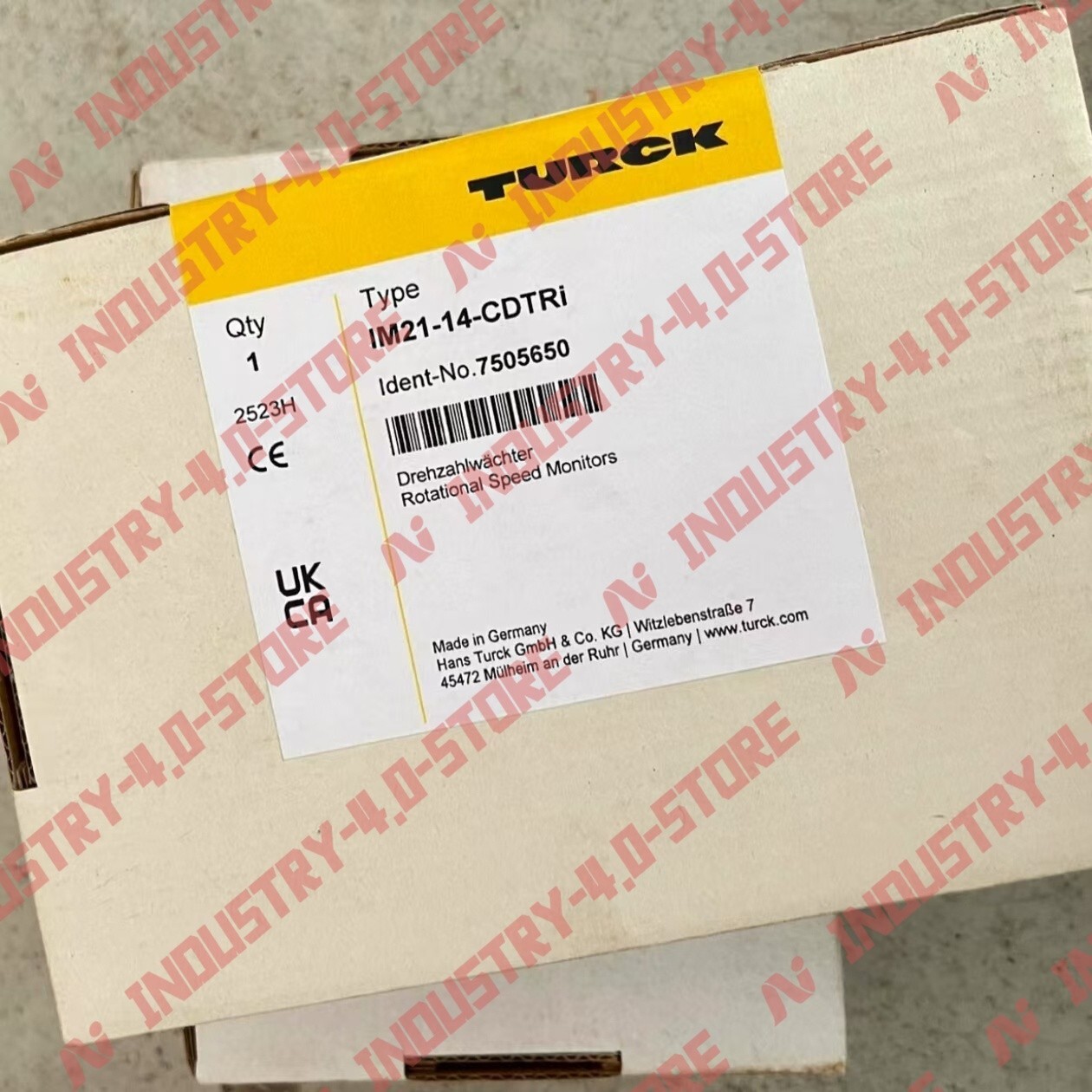 1PCS New TURCK IM21-14-CDTRI 7505650 Speed Monitorbda