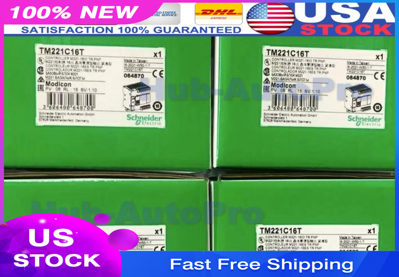 New Schneider TM221C16T PLC Module In Box Fast Ship 1PCS