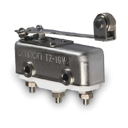 Omron Tz-1Gv2 Snap Action Switch, Hinge Roller, Lever Actuator, Spdt, 1 A @ 240