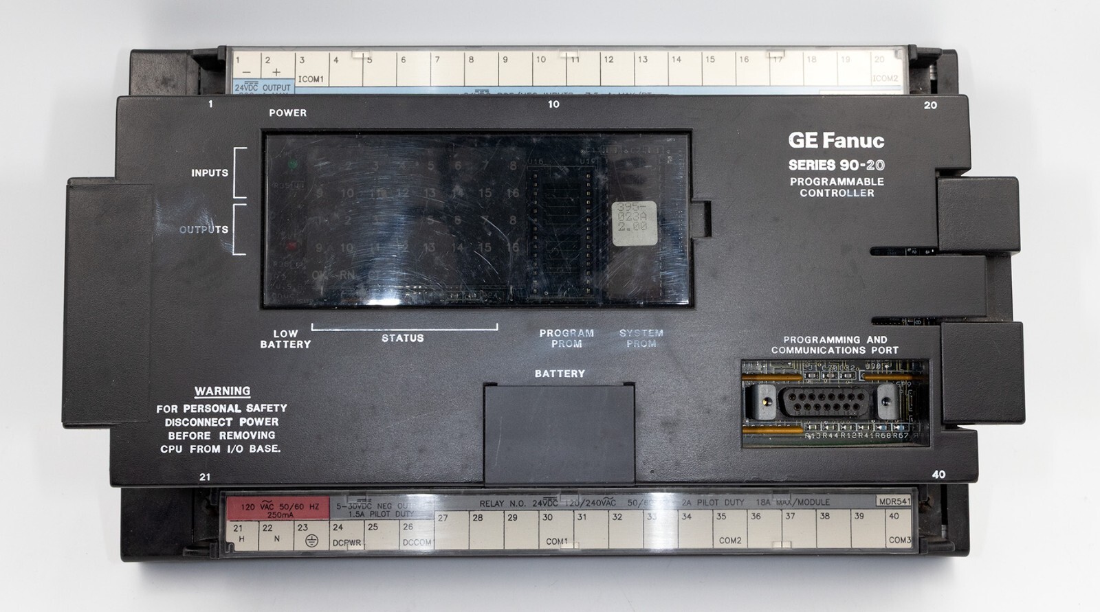 GE Fanuc 90-20 IC692CPU211D, IC692MDR541C CPU PLC Programmable Controller