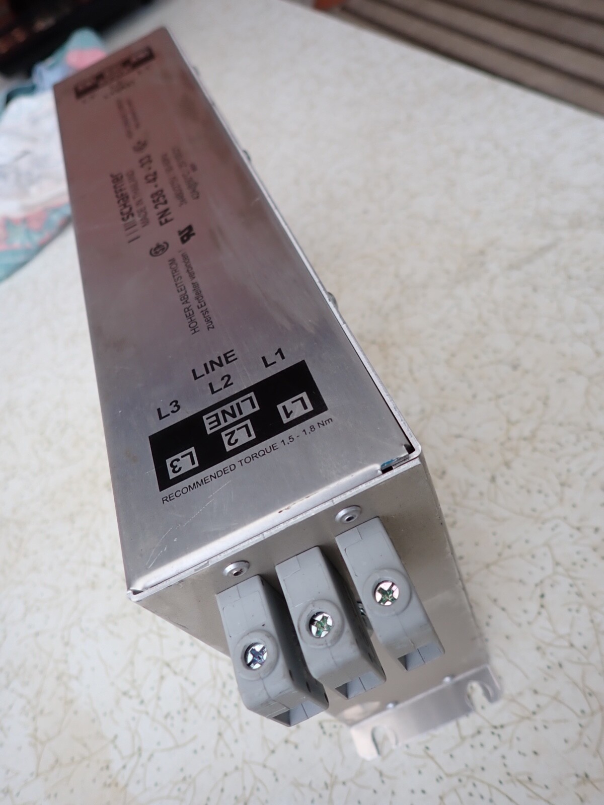 Schaffner EMC/RFI Filter 3 Phase 42amps – FN258-42-33