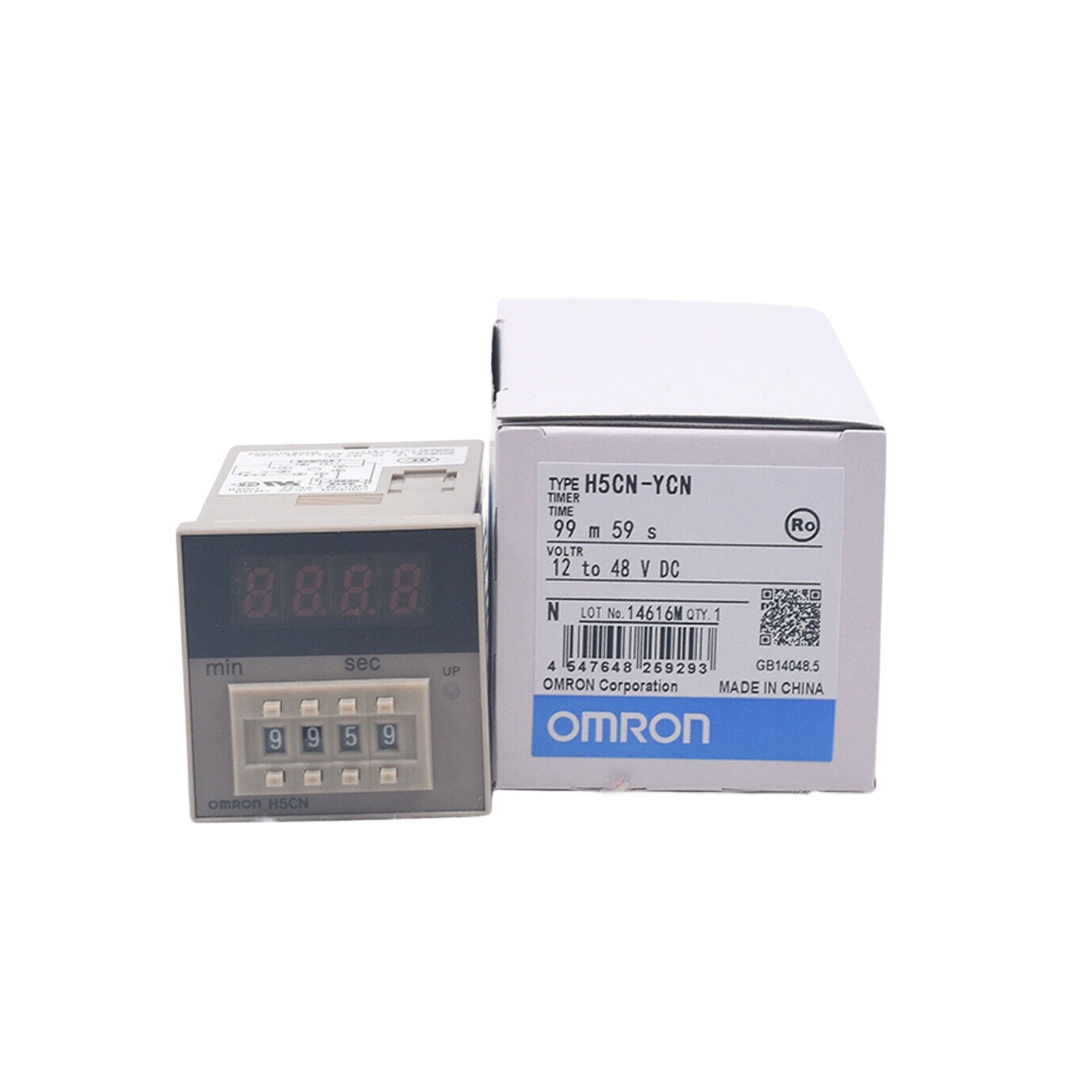 New In Box OMRON H5CN-YCN Timer Relay #XG2