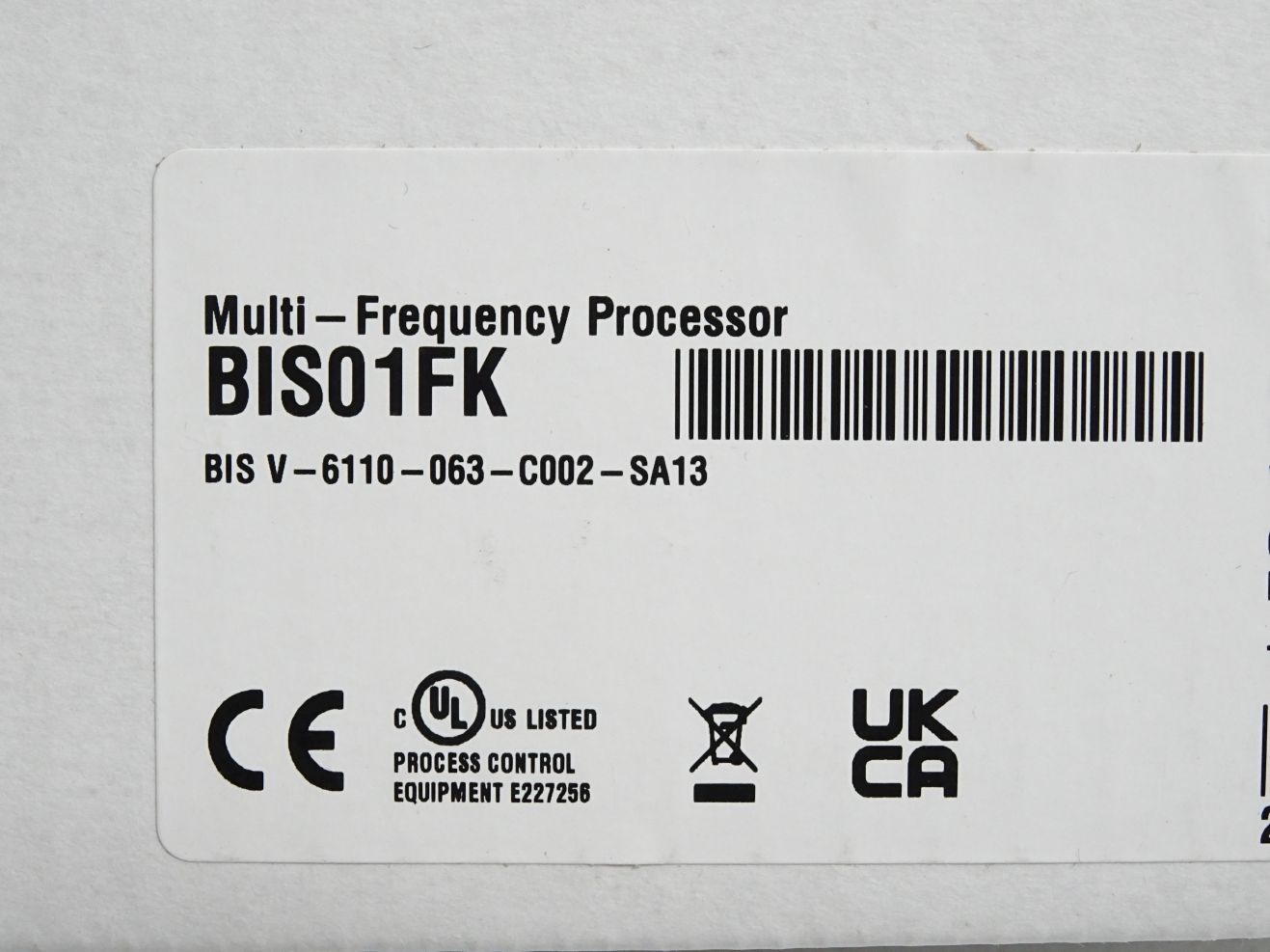 Balluff BIS01FK TO V-6110-063-C002-SA13 Evaluation Unit / New Original Packaging Sealed