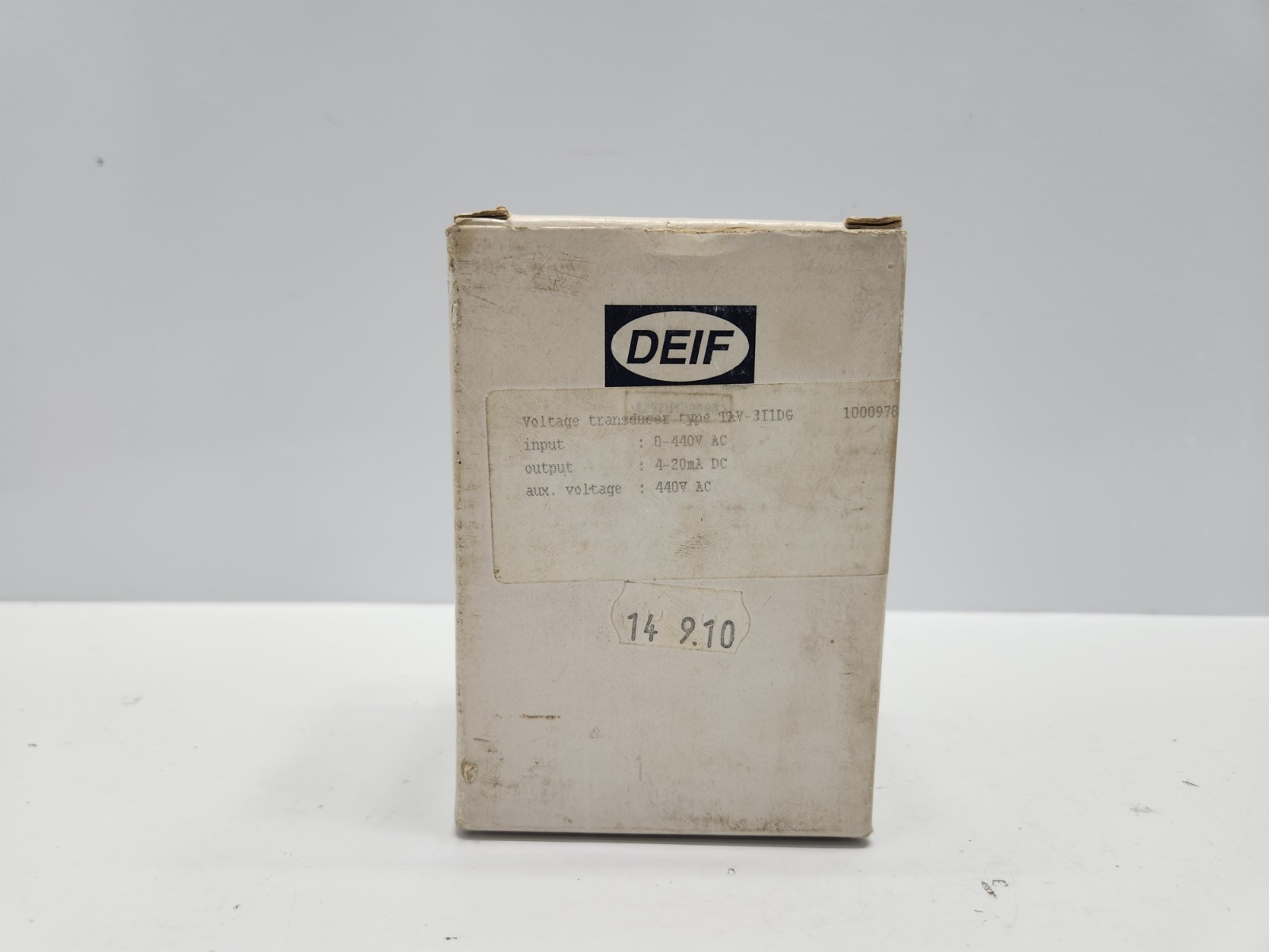 DEIF TAV-311DG VOLTAGE TRANSDUCER 0-440VAC