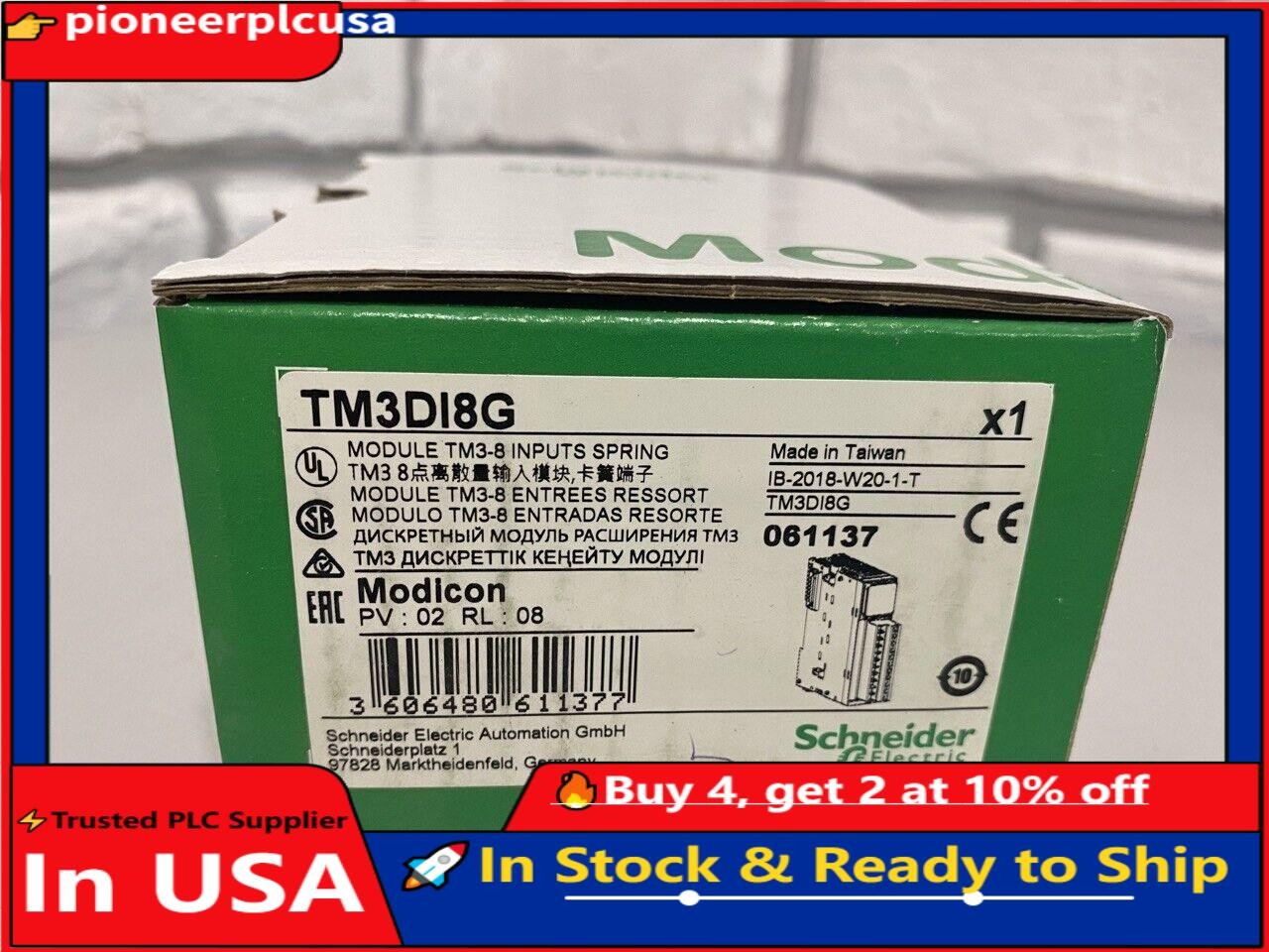 1PC New Schneider TM3DI8G Module Fast Shipping