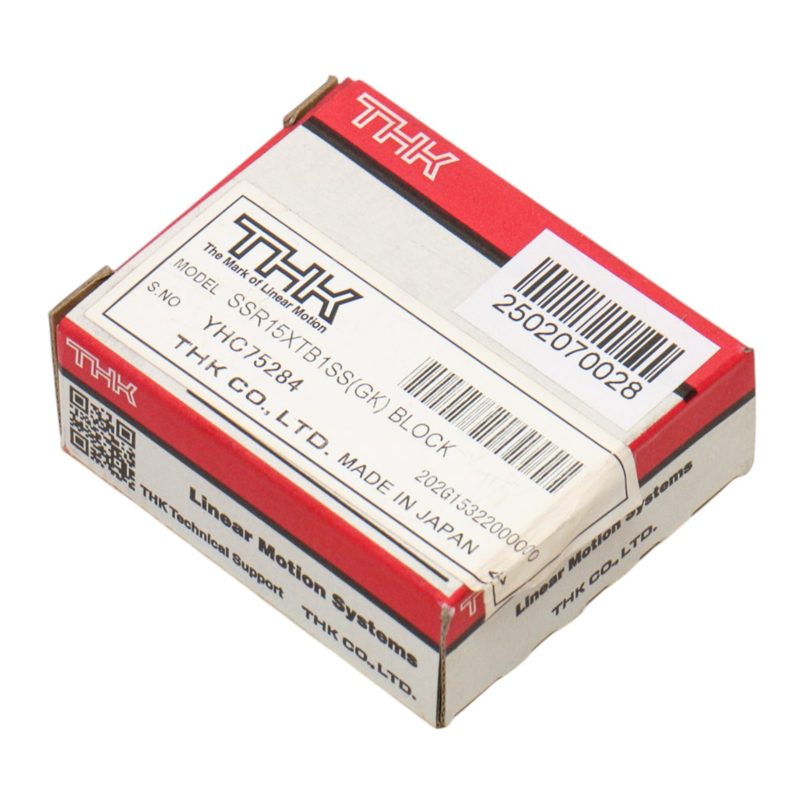 SSR15XTB1SS (GK) THK, Linear Ball Bearing Unit, SSR15XTB1SS (GK), …………..