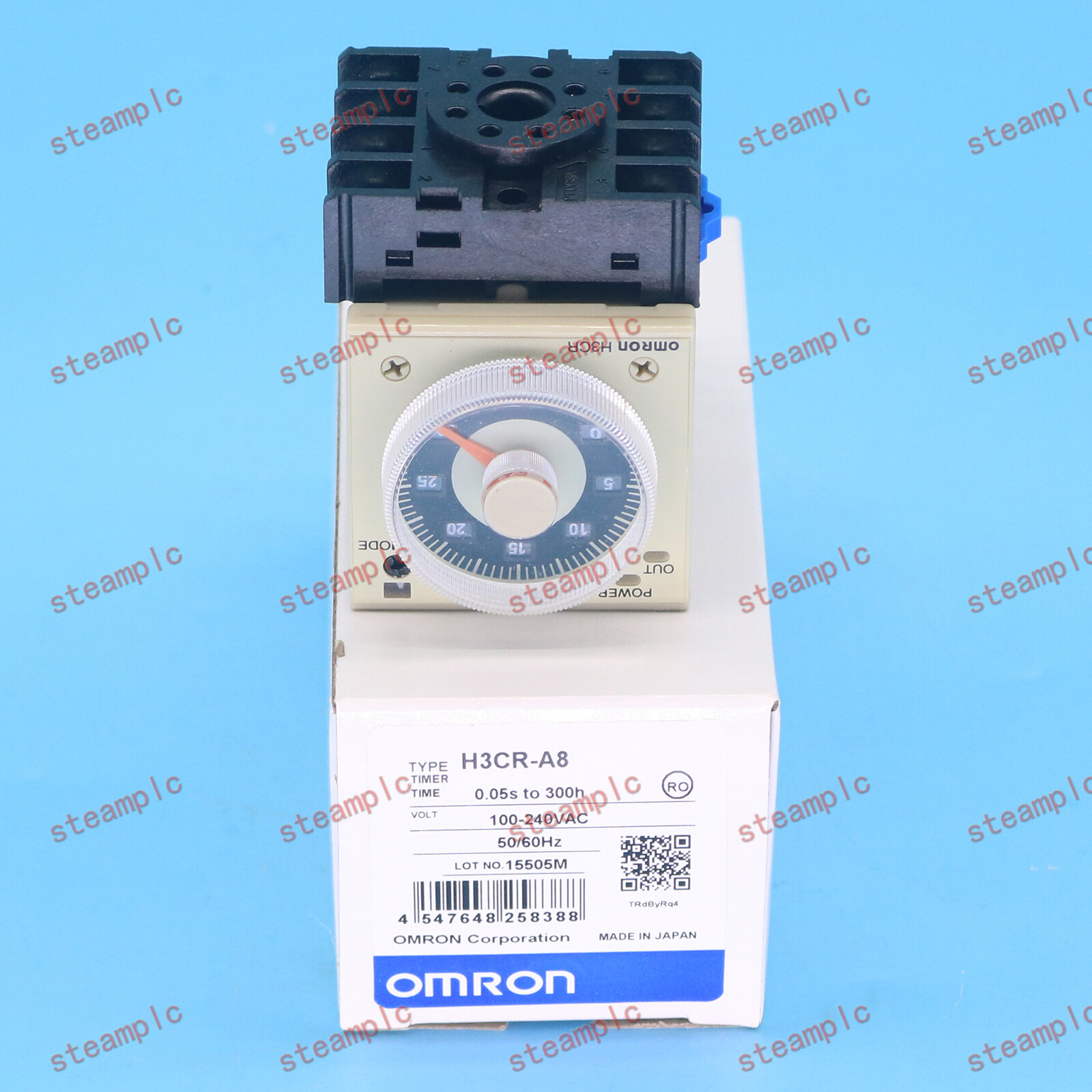 1PC OMRON New H3CR-A8 H3CR-A8 Timer Modules 100-240VAC 50/60HZ spot stock