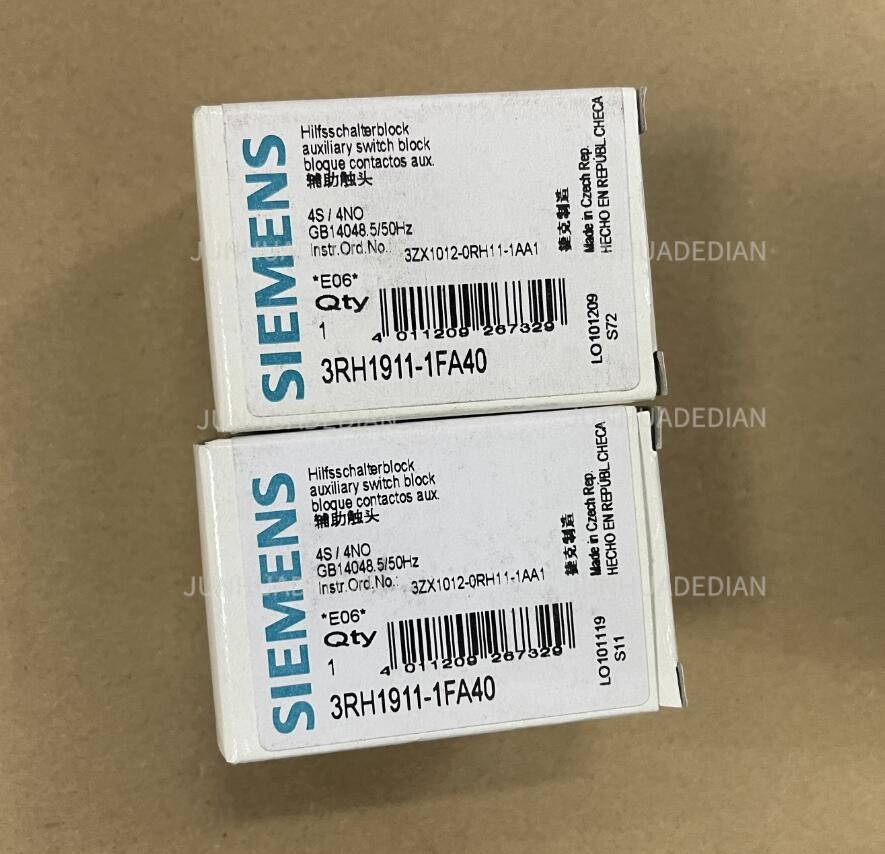 1PCS New SIEMENS Auxiliary Contact 3RH1911-1FA40 Fast Shipping