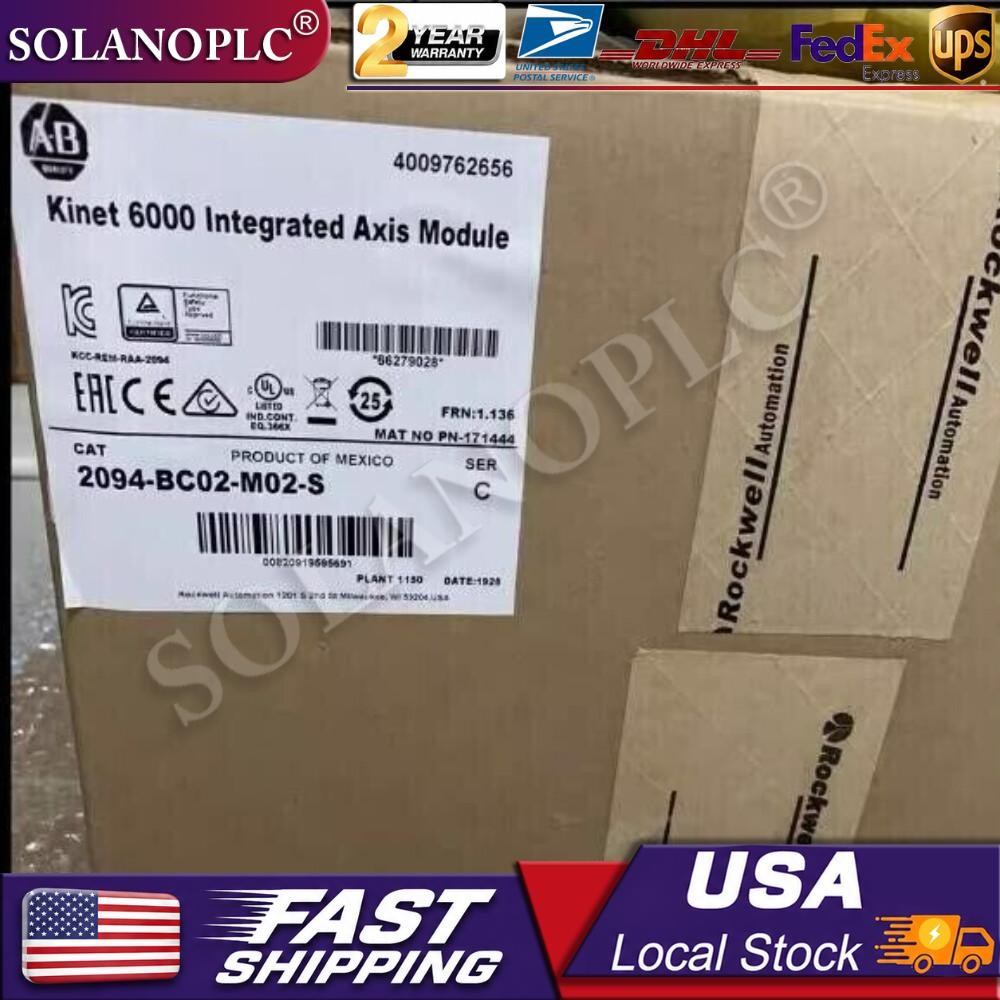 ~ Allen Bradley 2094-BC02-M02-S Kinetix 6000 15kW/15A Axis Module US Free Tax