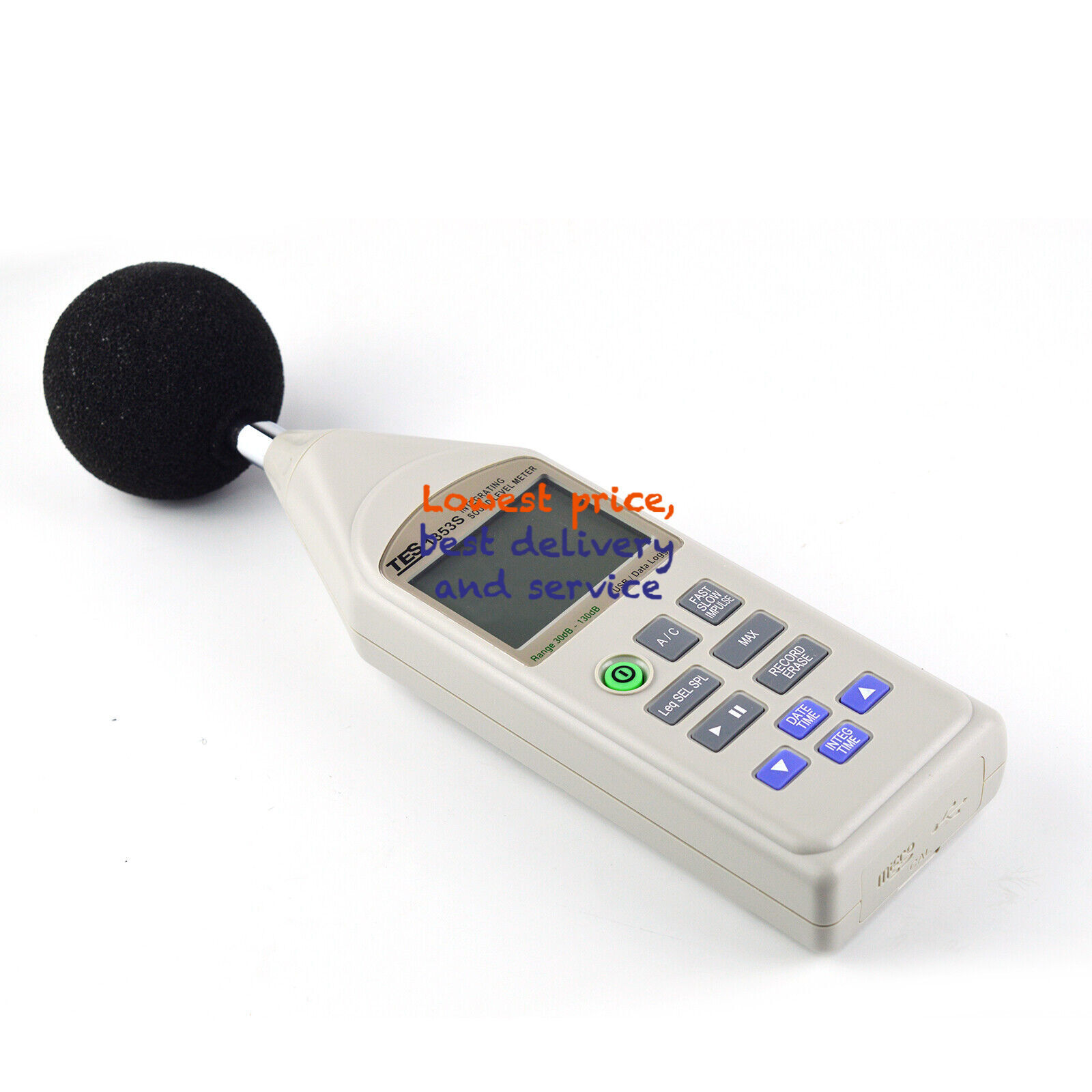 TES-1353S Integrating Sound Level Meter USB Updated from TES1353S#L