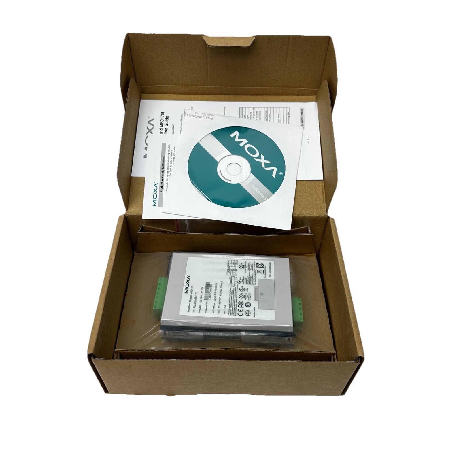 Moxa MGATE MB3170 V2.4 Advanced Modbus Gateway.
