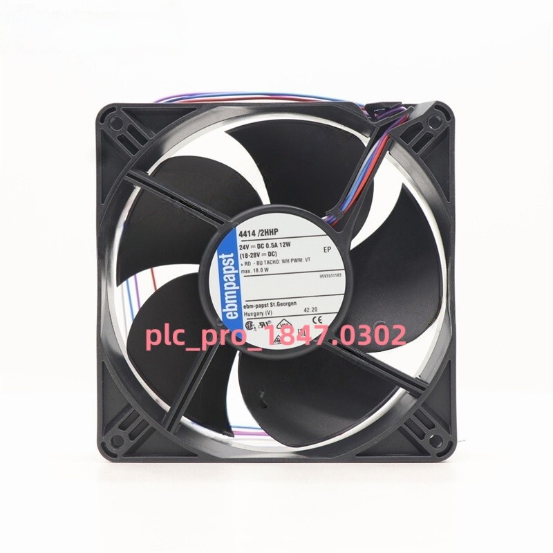 1PCS Brand New Ebmpapst 4414/2HHP Axial Fan 24VDC 0.5A 12W 120*120*38mm