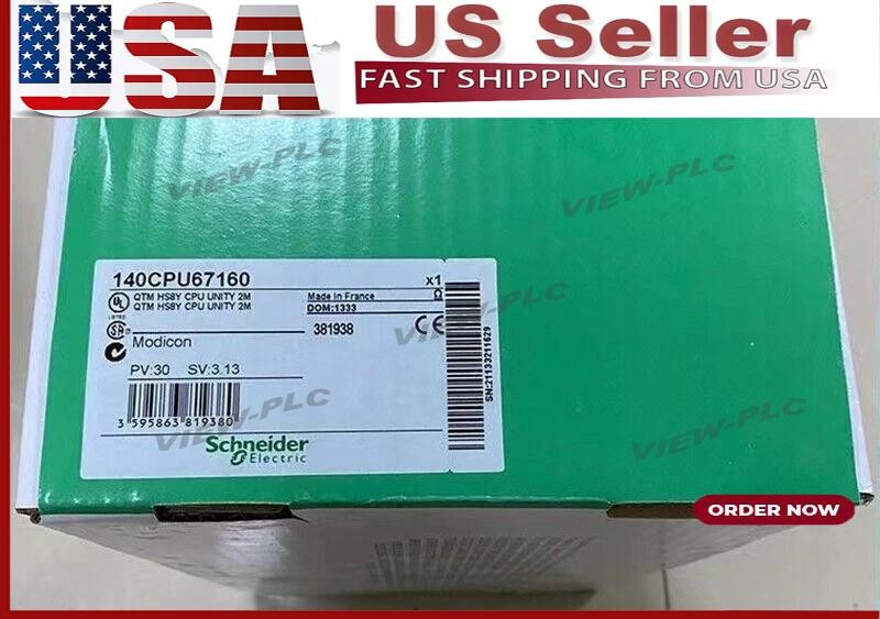 Schneider 140CPU67160 PLC Module New In Box Fast Shipping