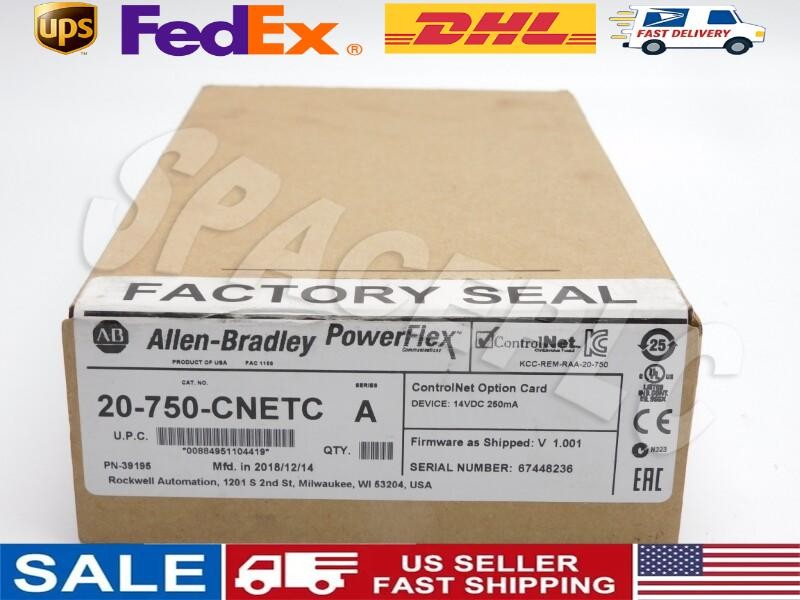 ALLEN BRADLEY 20-750-CNETC SER. A 14VDC F/W V1.001 NSMP NEW
