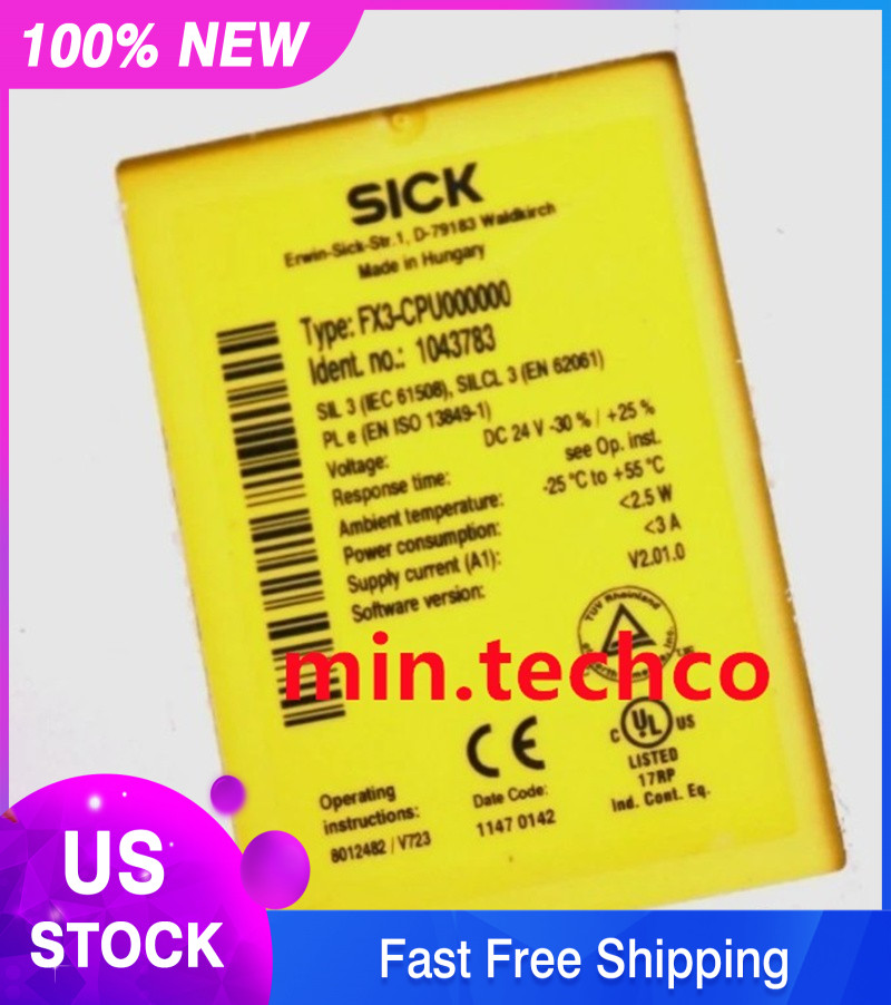 Sick FX3-CPU000000 Safety Main Module Flexi Soft FX3-CPU000000 V2