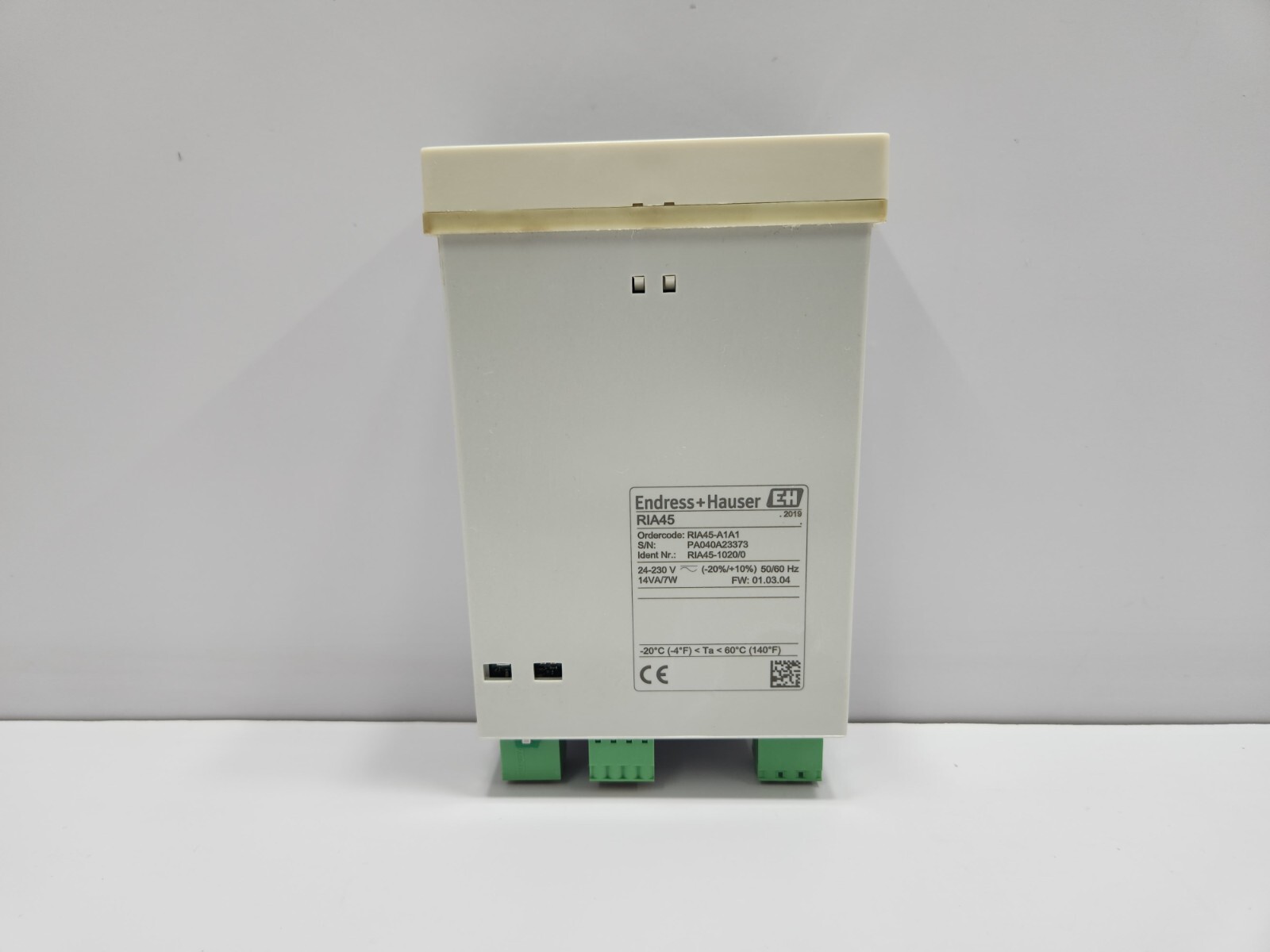 ENDRESS+HAUSER RIA45-A1A1 PANEL METER WITH CONTROL UNIT 24-230V