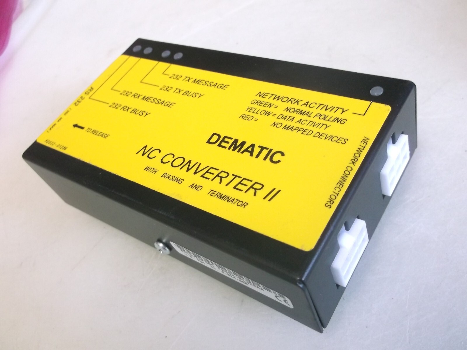 Siemens Dematic 20CNVE0F6BC NC RS232 Converter II F0032-01320AA (Set of 4)