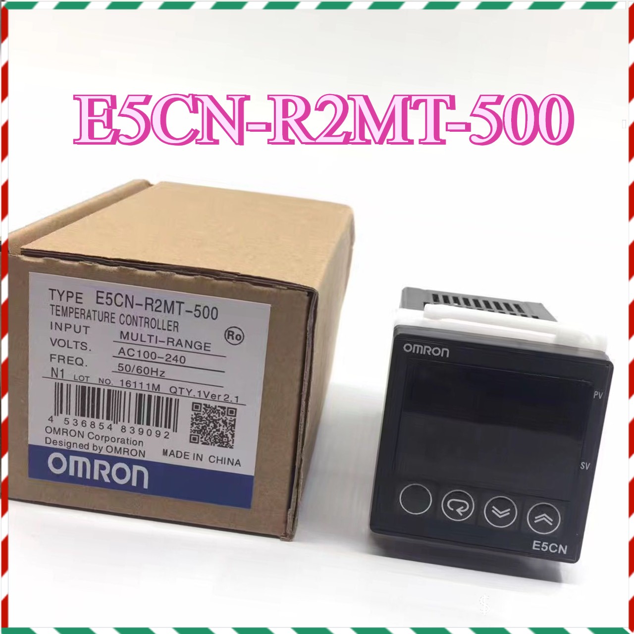E5CN-R2MT-500 Omron Temperature Controller E5CNR2MT500 Free Shipping New 1pcs