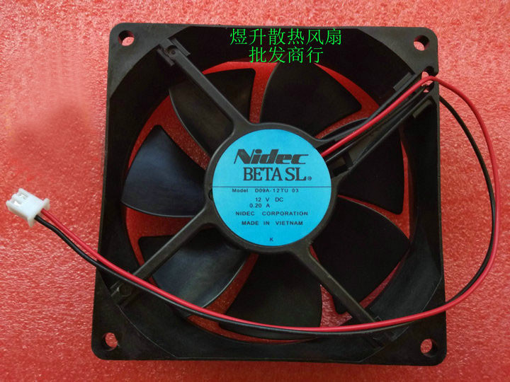1pcs Nidec 9025 D09A-12TU 03 DC12V 0.20A 9CM inverter fan