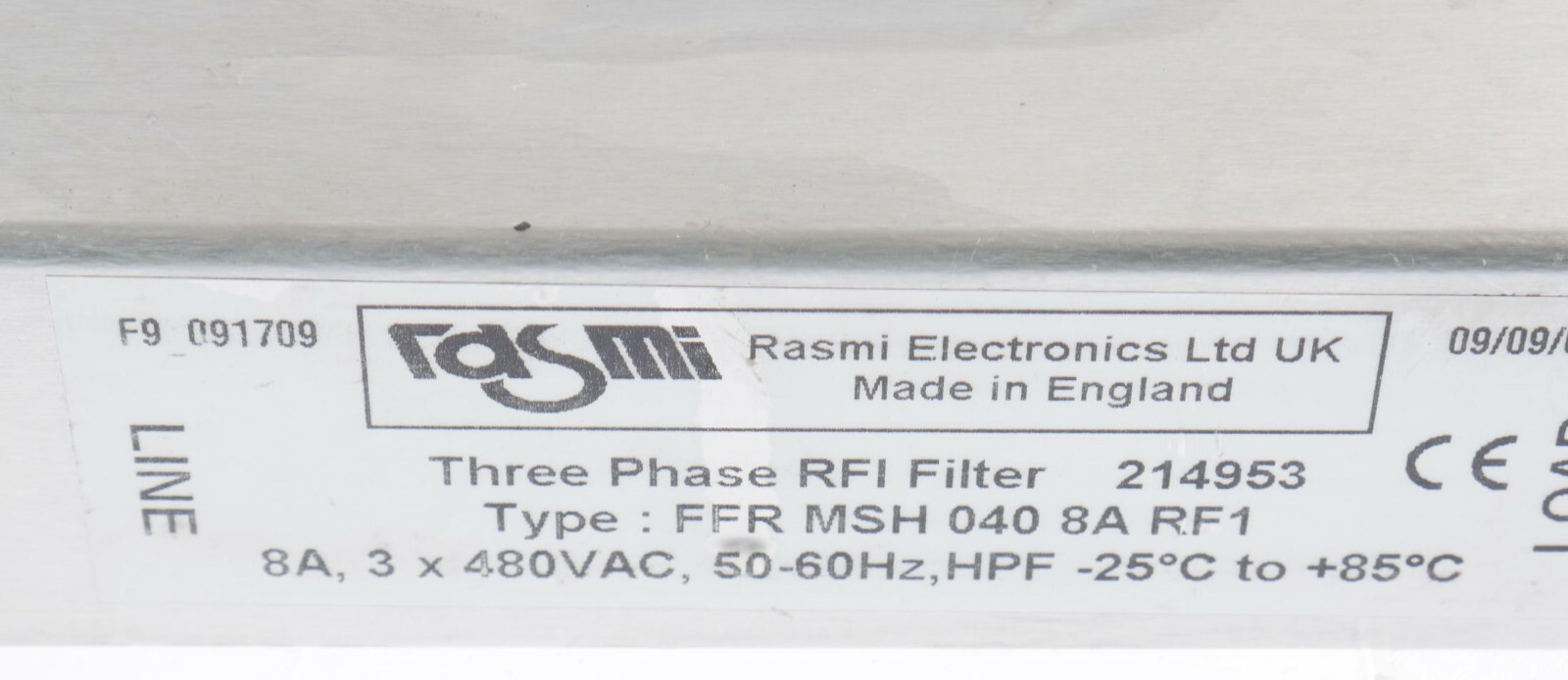 RASMI FFR MSH 040 8A RF1 214953