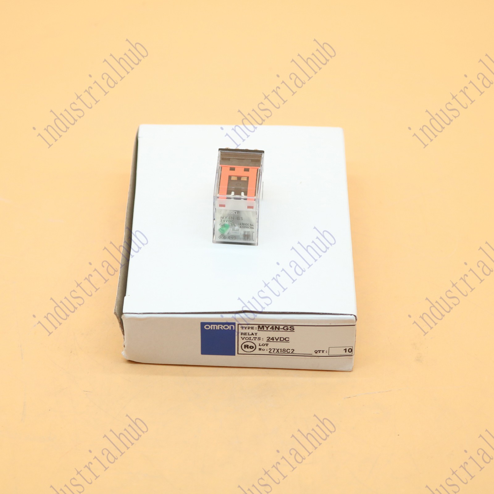 box/10pack new omron small relay MY4N-GS MY4N-GS 24VDC FAST SHIP