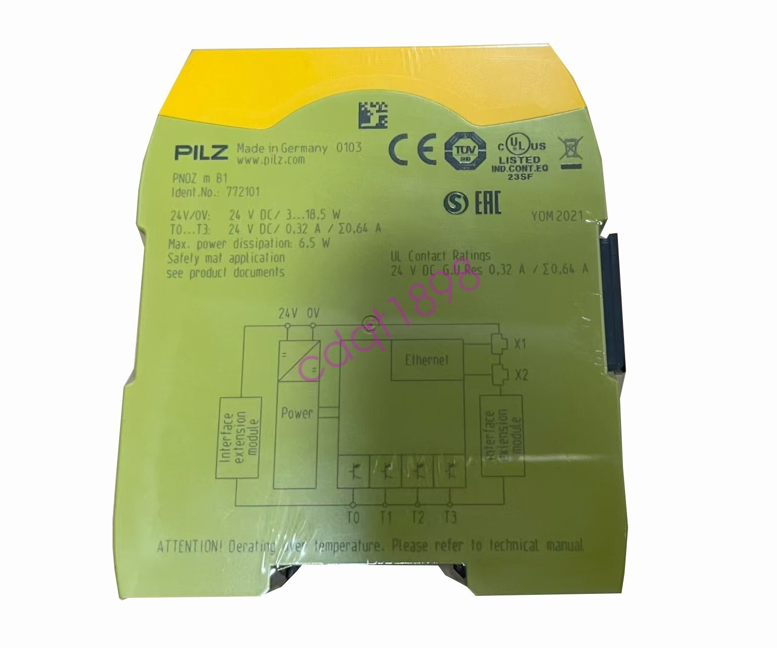 772101 1PCS NEW PILZE PNOZ m B1 772101 Safety Relay