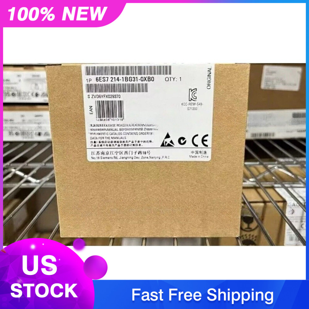 New Siemens 6ES7214-1BG31-0XB0 6ES7 214-1BG31-0XB0 1 Year Warranty Fast Shipping
