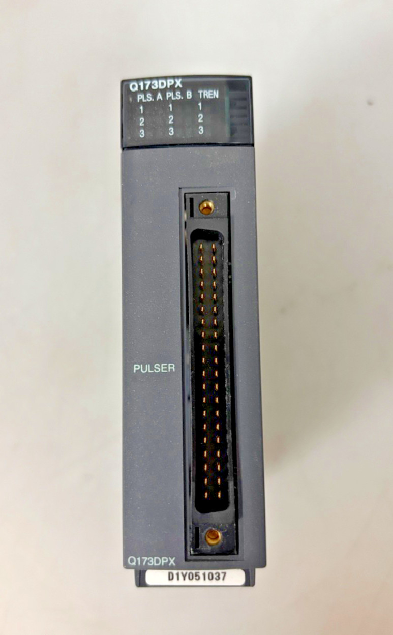 Mitsubishi Electric Q173DPX Pulser Pulse I/F Unit, 24VDC, 0.02A (OEM / Used)