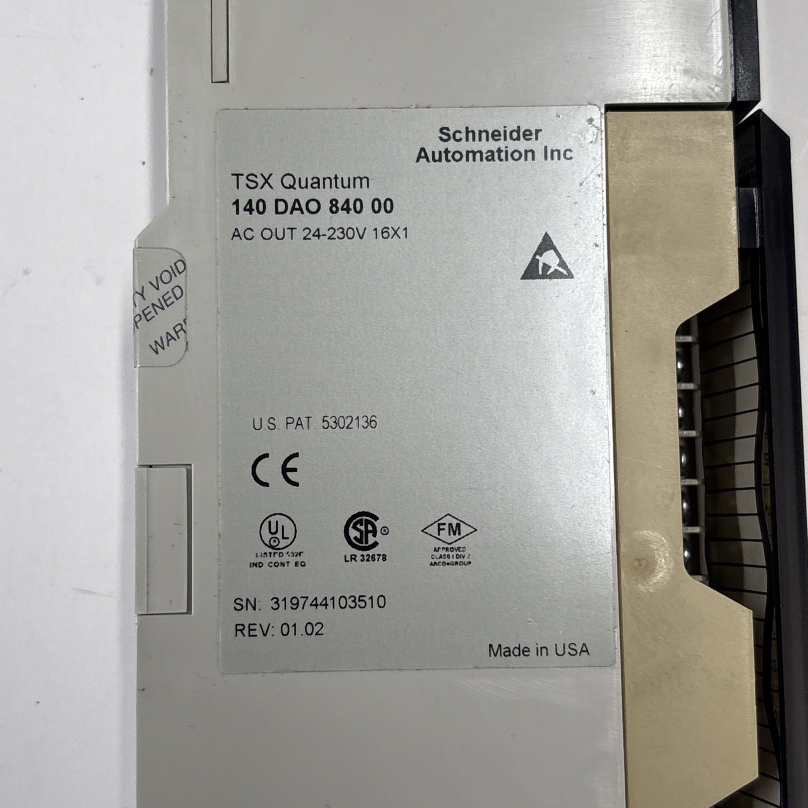 Schneider 140 DAO 84000 Module 140DAO84000
