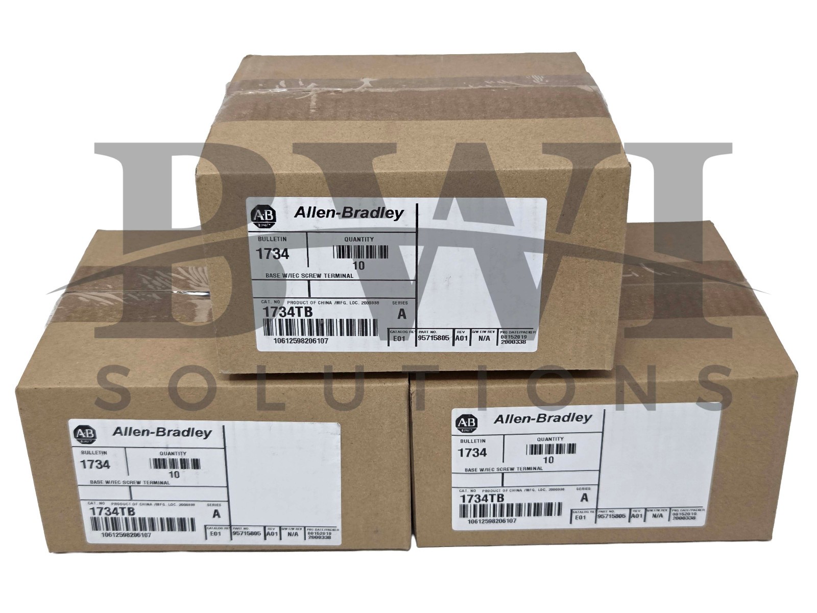 SEALED Allen Bradley 1734-TB /A Point I/O Base W/IEC Screw Terminal Lot of 30