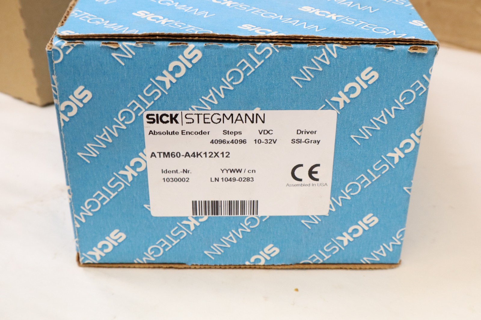 SICK STEGMANN ATM60-A4K12X12 ABSOLUTE ENCODER 10-32VDC 1030002 ATM60A4K12X12