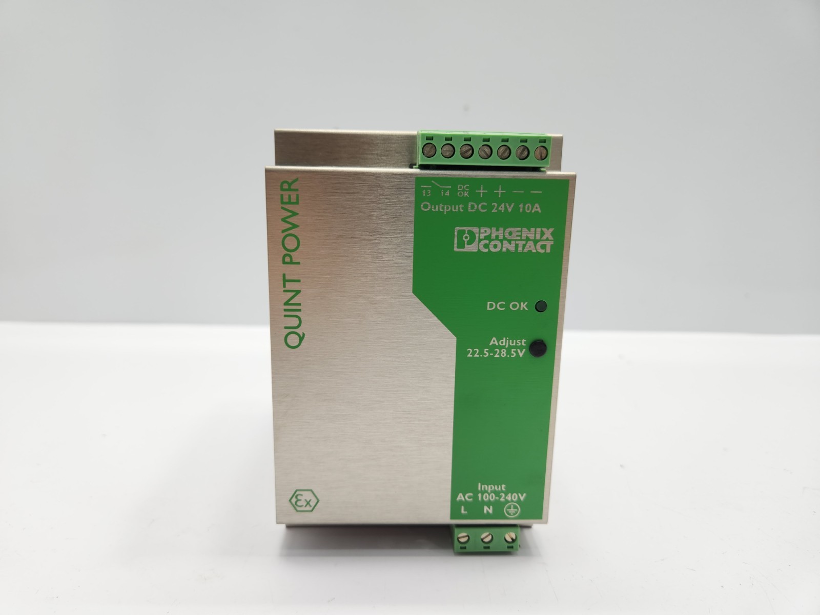 PHOENIX CONTACT QUINT-PS-100-240AC/24DC/10/EX POWER SUPPLY 2938866 REV 22