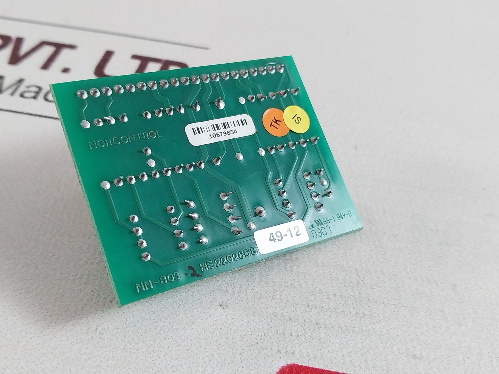 Norcontrol NN-803.2 Analog Output Module HE220265B SS-1 94V-0