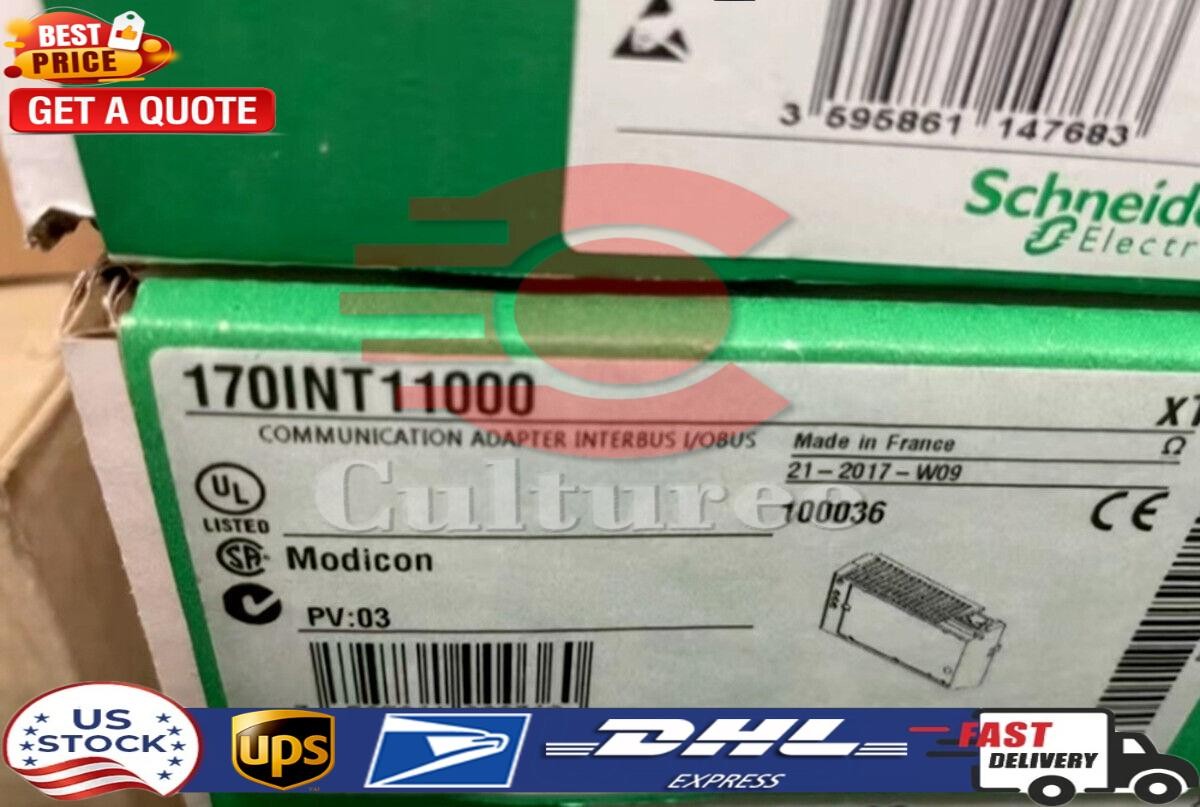 New In Box SCHNEIDER 170INT11000 Interbus Communication Adaptor
