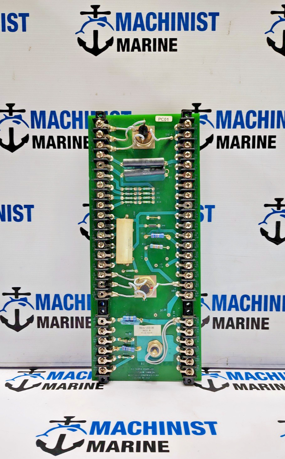 ROSS HILL CONTROLS 200C261 DC SLIDE 0508-12 PCB BOARD POWER 0509-1200-06 REV A