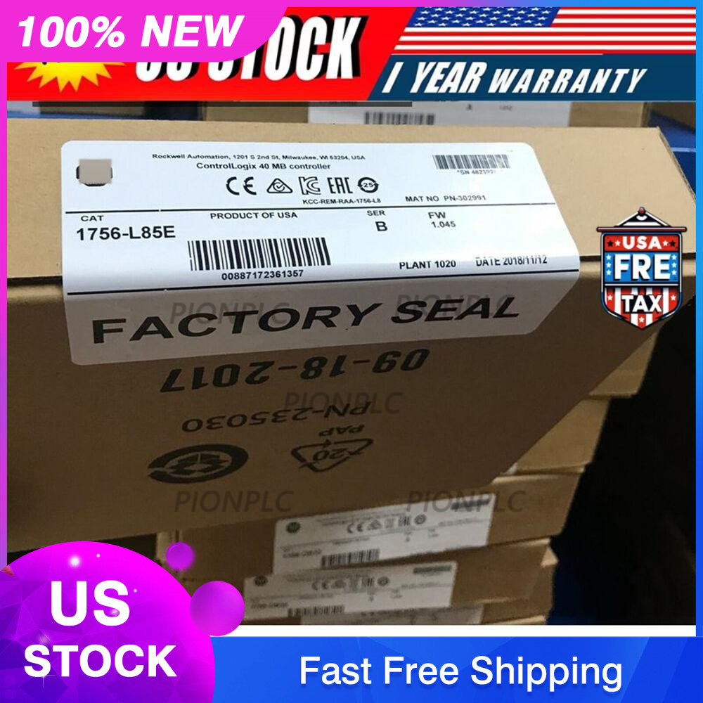 New AB 1756-L85E Processor control module Allen-Bradley 1756L85E US Free Tax
