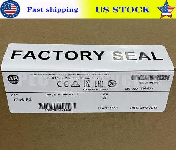 1 PCS New Sealed AB 1746-P3 1746P3 SLC 500 Power Supply Module In Box In Stock
