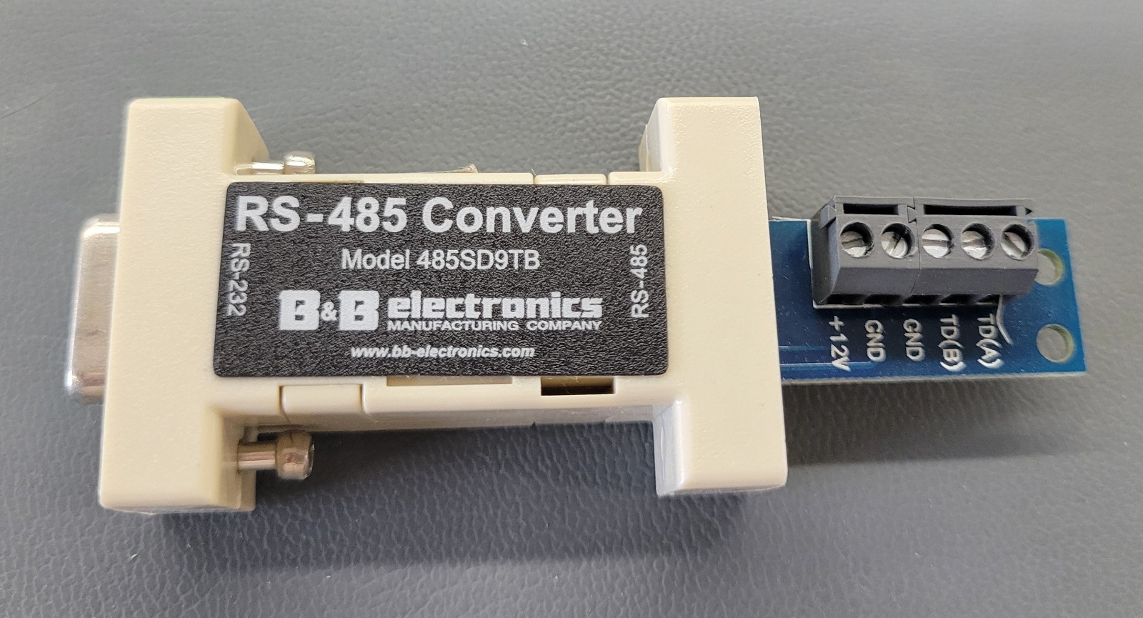 B & B Electronics RS-485 Converter 485SD9TB RS-232 RS-485