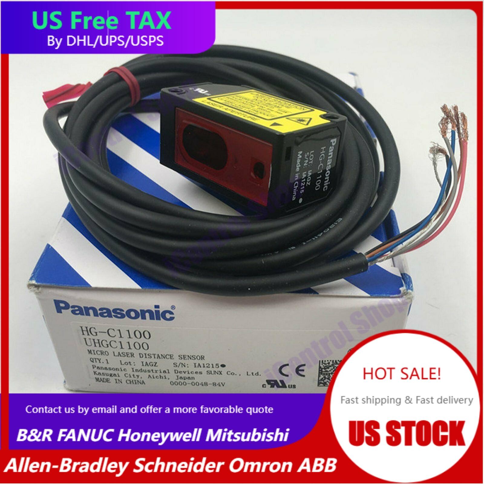 US Free TAX 1PC Panasonic Laser Displacement Sensor HG-C1100 New In Box