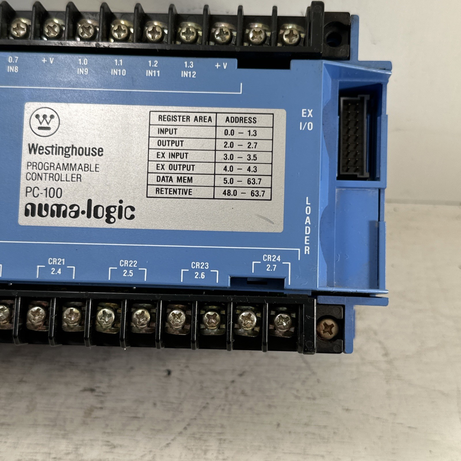 Used Working Westinghouse Programmable Controller PC-100-103 PC-100 PLC