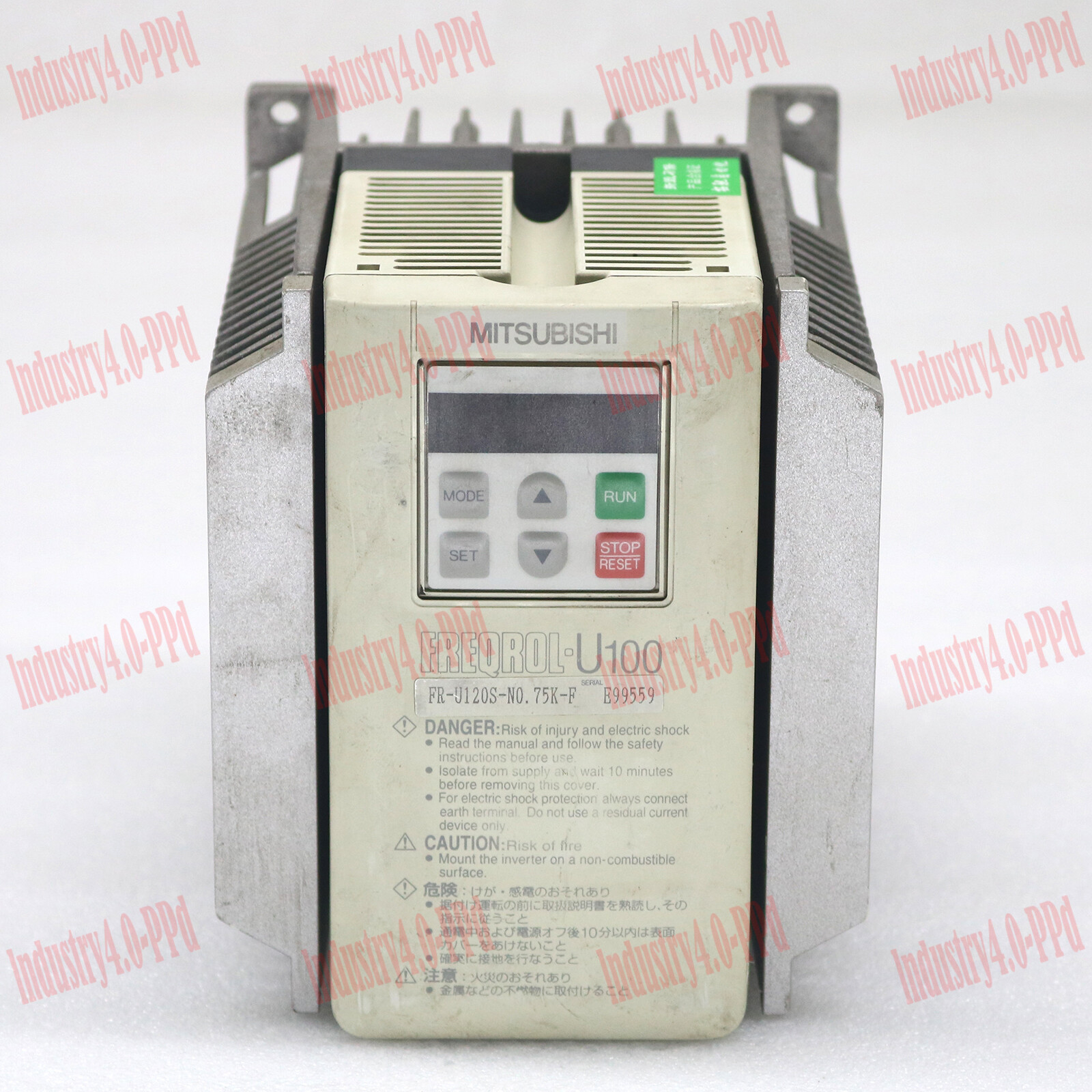 USED MITSUBISHI Inverter FR-U120S-N0.75K-F 0.75KW 220V Tested IN OK