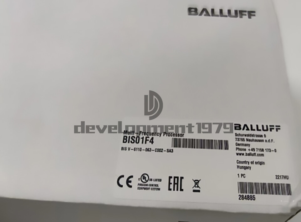 ONE NEW BALLUFF low frequency analysis unit BIS01F4 BIS V-6110-063-C002-SA3